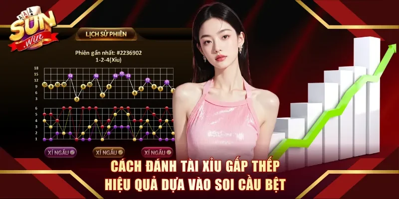 Cách đánh Tài Xỉu gấp thếp hiệu quả dựa vào soi cầu bệt